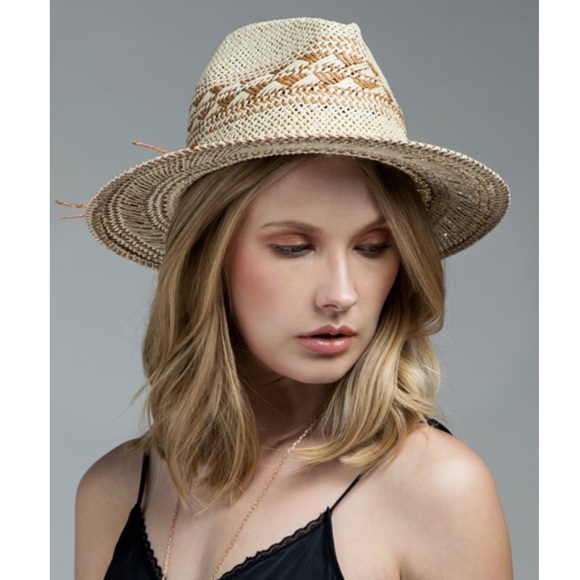 “ Ruggine “ Woven Panama Hat inner adjustable band - Picture 3 of 4